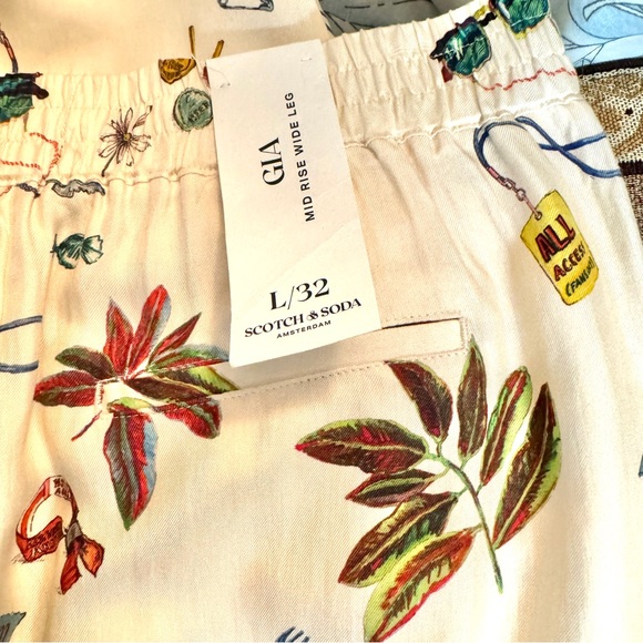 💖 Scotch & Soda NWT Gia Print Pants - Picture 7 of 14